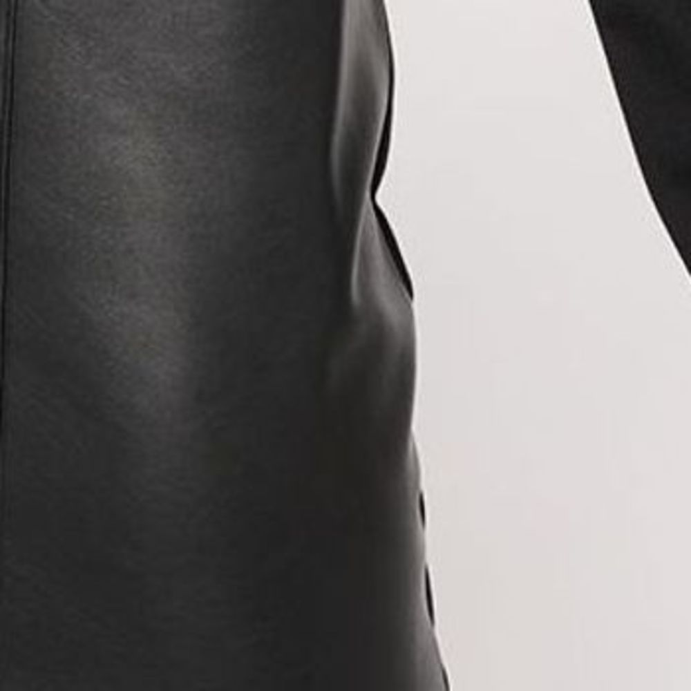 Belle by Kim Gravel Women's Plus Sz Dress 2X Ponte Knit & Faux Black A617234 - Picture 2 of 7